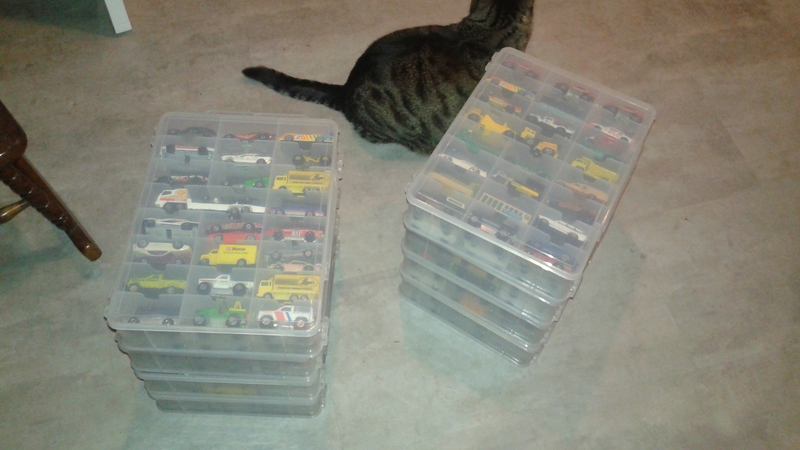 Illustration for article titled A LALD/Oppo Post: Finally got around to sorting my dinky car collection from when I was a kid...